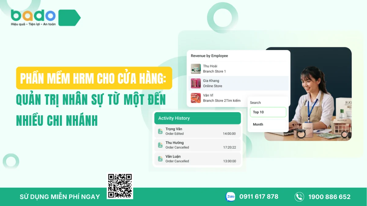 Phần Mềm HRM Cho Cửa Hàng: Quản Trị Nhân Sự Từ Một Đến Nhiều Chi Nhánh